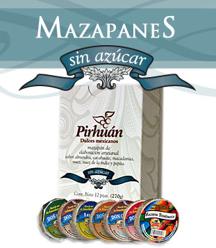 Mazapanes sin Azucar, Dulces Michoacanos Pirhuan