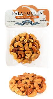 Palanqueta de Nuez de la India sin Azúcar